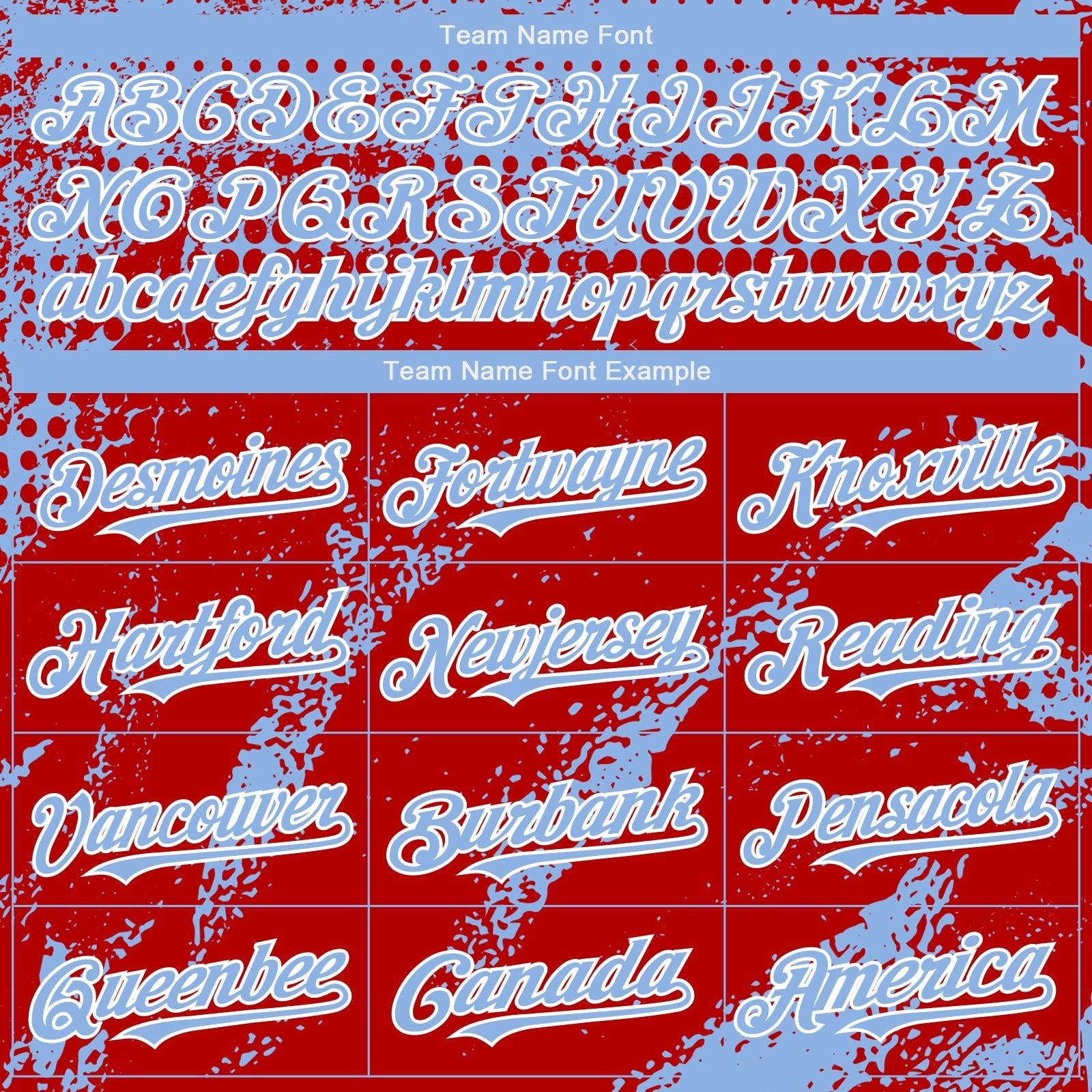 Custom Light Blue Red-White Splash Grunge Fragment Authentic Baseball Jersey