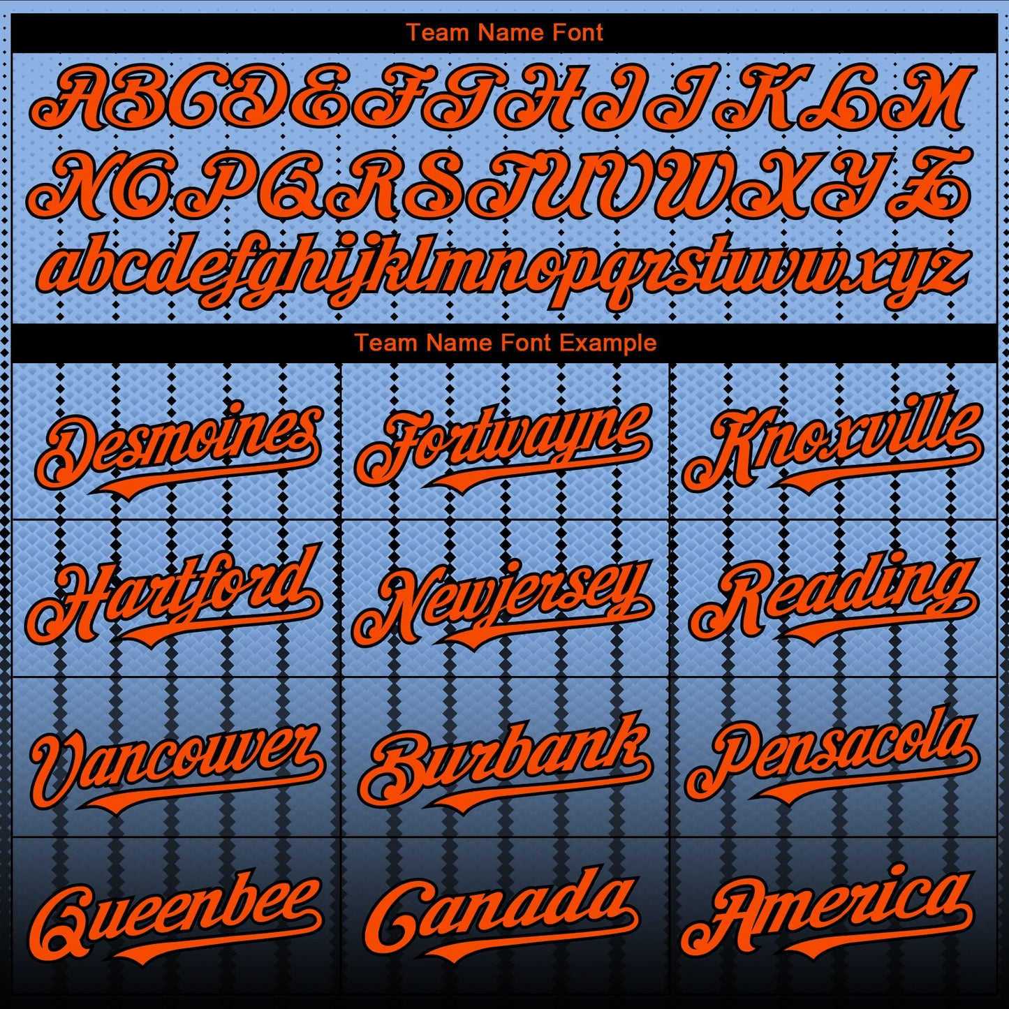 Custom Light Blue Orange-Black 3D Pattern Design Gradient Geometric Shape Authentic Baseball Jersey