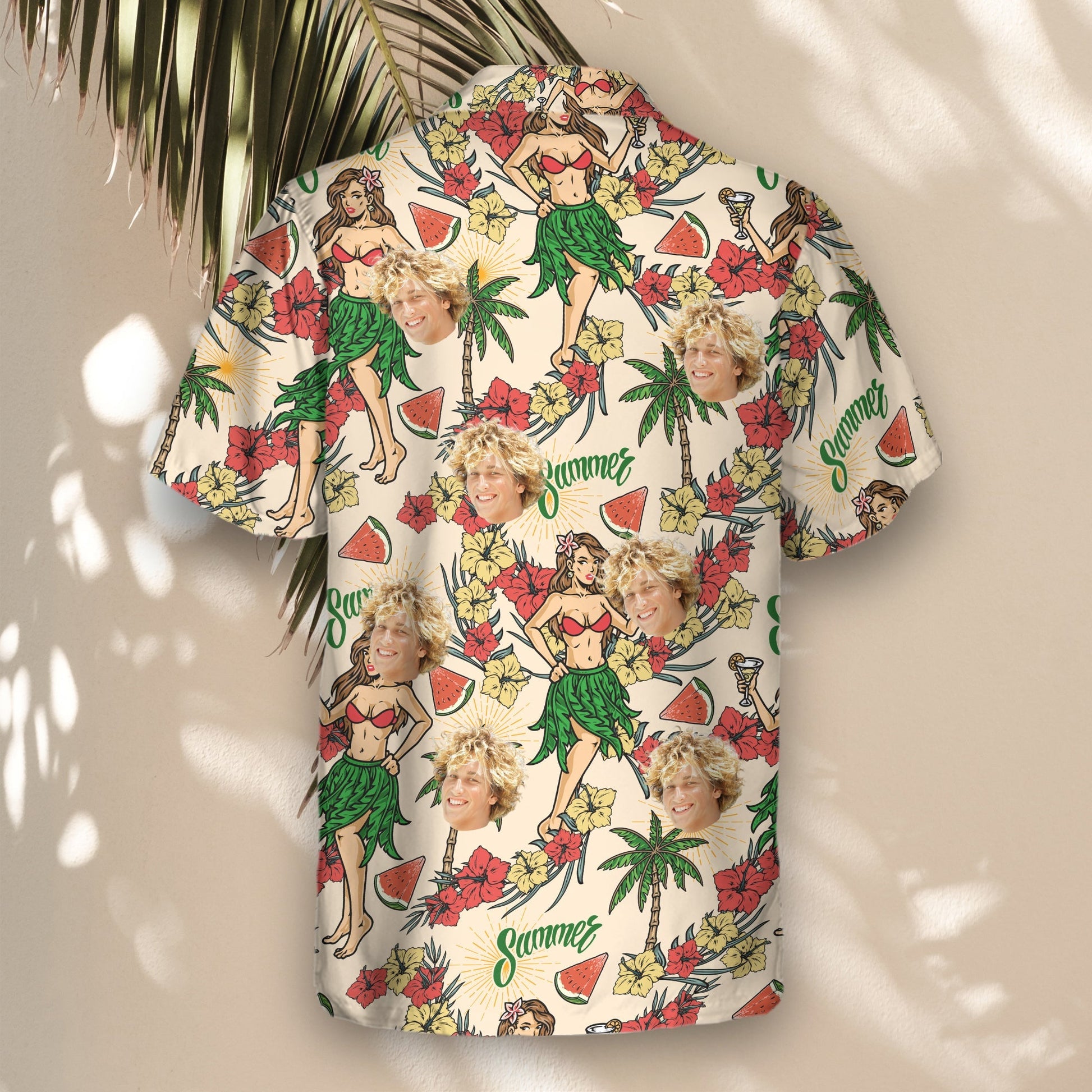 Island Party Vibes | Aloha Custom Hawaiian Shirts with Faces or Logos
