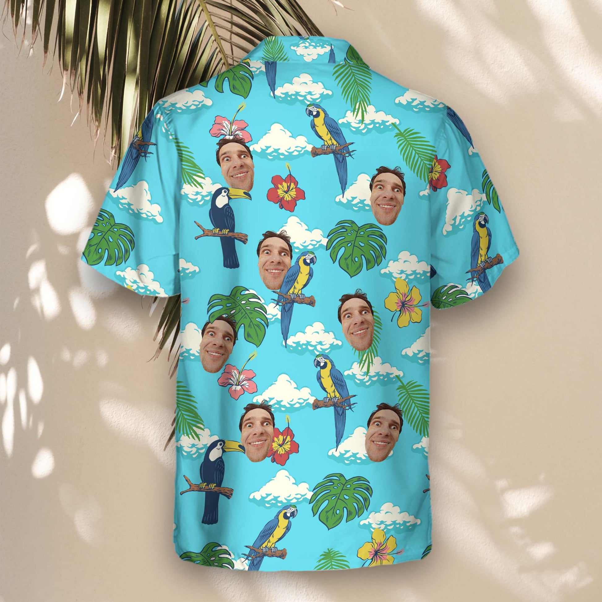 Jungle Bird Paradise | Aloha Custom Hawaiian Shirts with Faces or Logos