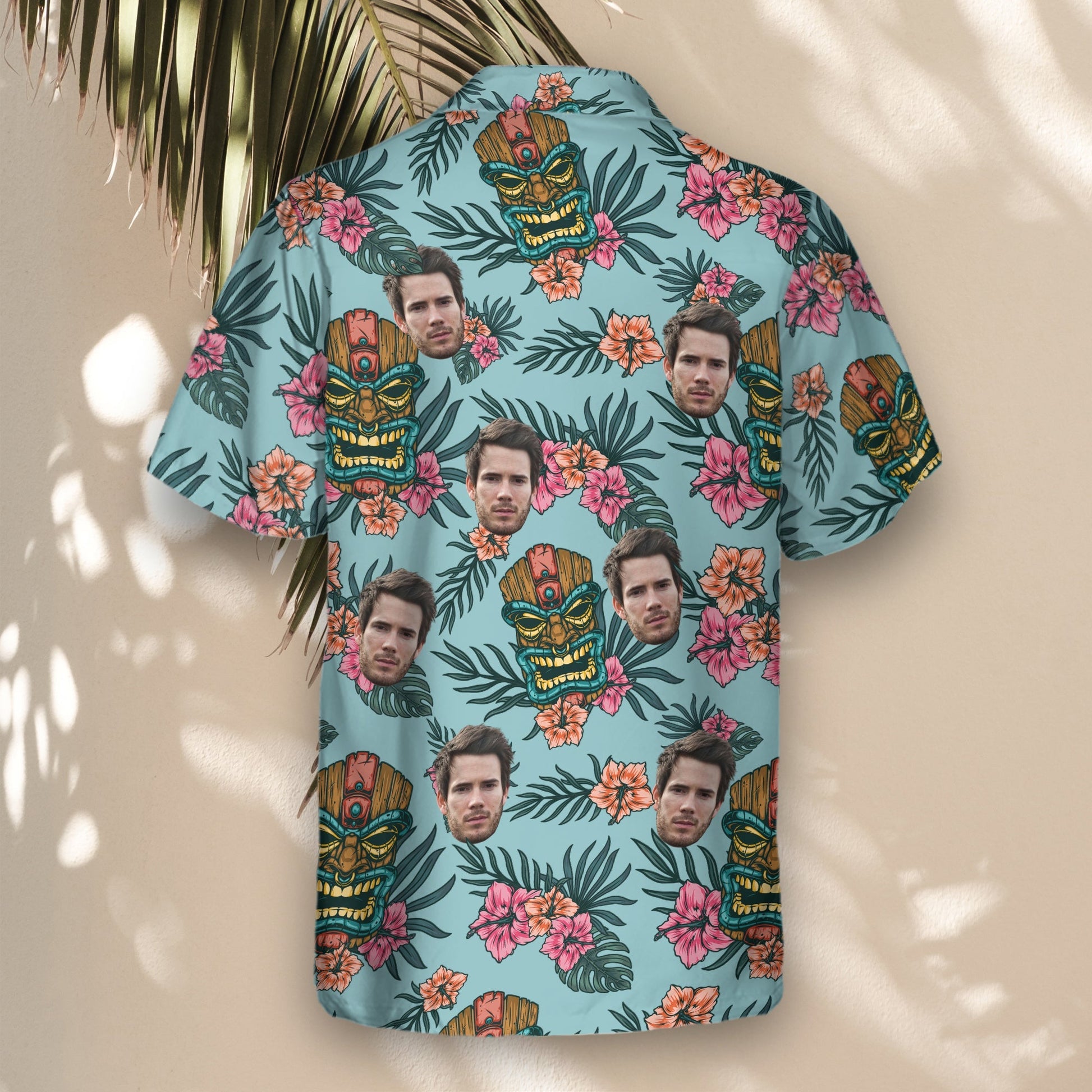 Tropical Tiki Mask | Aloha Custom Hawaiian Shirts with Faces or Logos