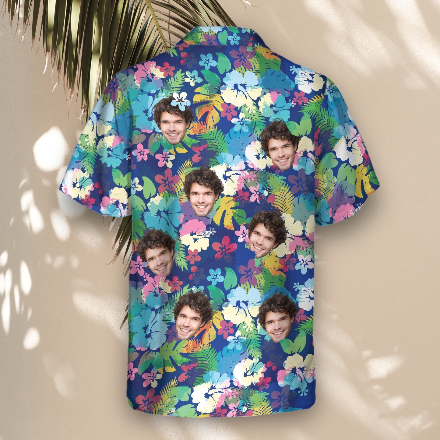 Vibrant Hibiscus | Aloha Custom Hawaiian Shirts with Faces or Logos
