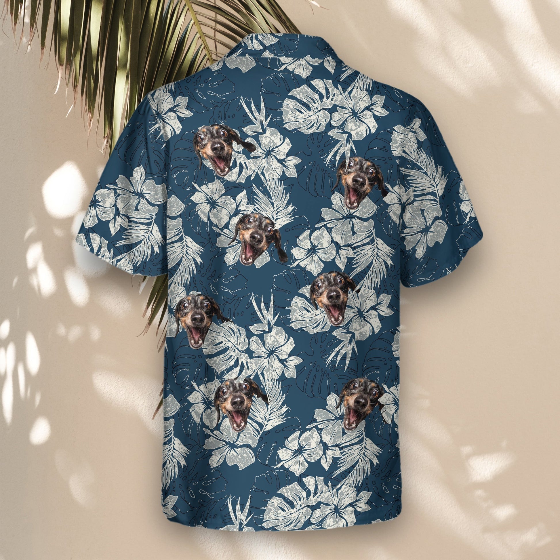 Vintage Hibiscus Vibes | Aloha Custom Hawaiian Shirts with Faces or Logos