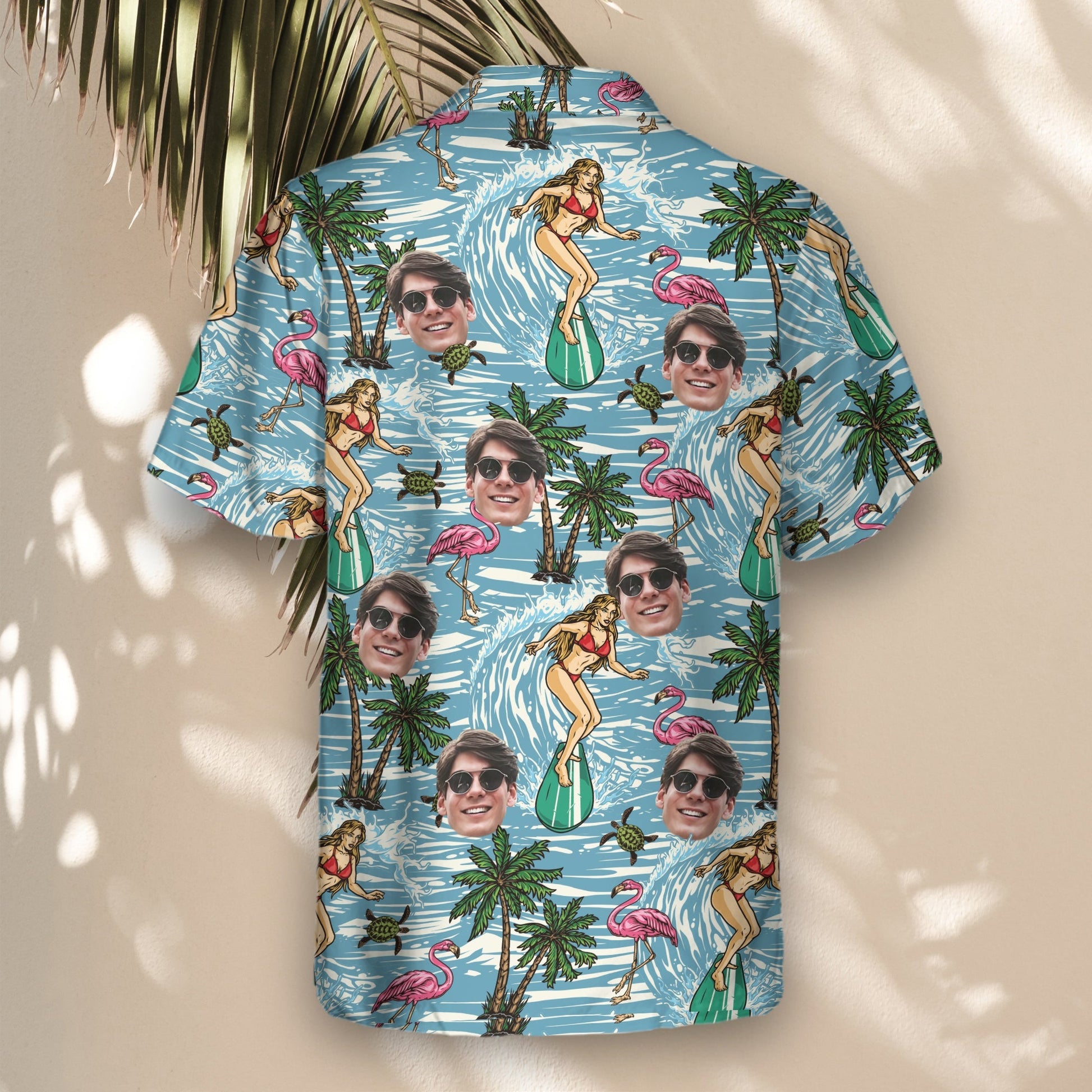 Vintage Surf & Sun | Aloha Custom Hawaiian Shirts with Faces or Logos