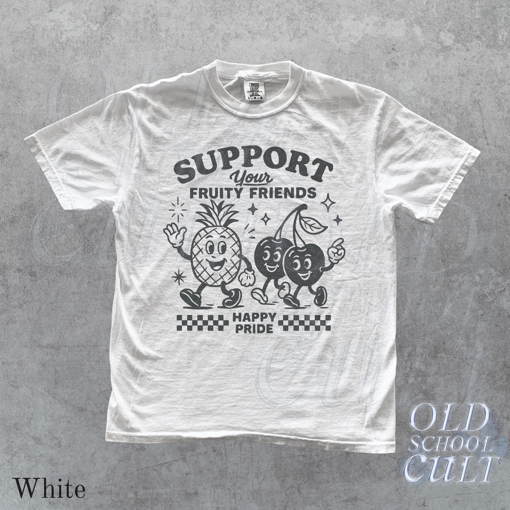 Fruity Friends Lgbtqia Pride Gay Rights Pride Rainbow Pride Parade Lgbtq Support Lesbian Comfort Colors (5)