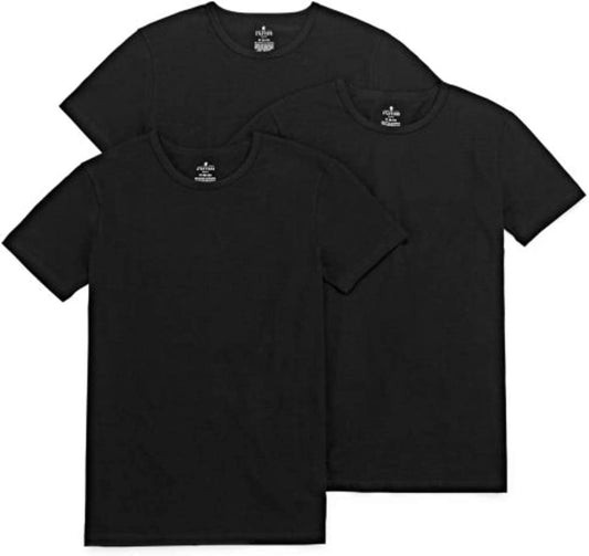 3 Pack Heavyweight Cotton Premium Crewneck T-Shirts