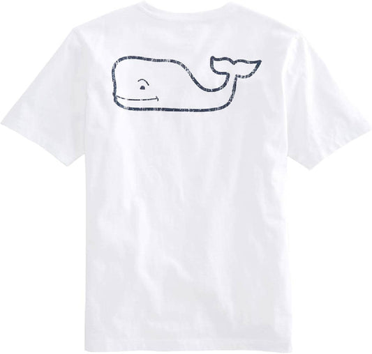 Boys' Short Sleeve Vintage Whale Pocket T-Shirt
