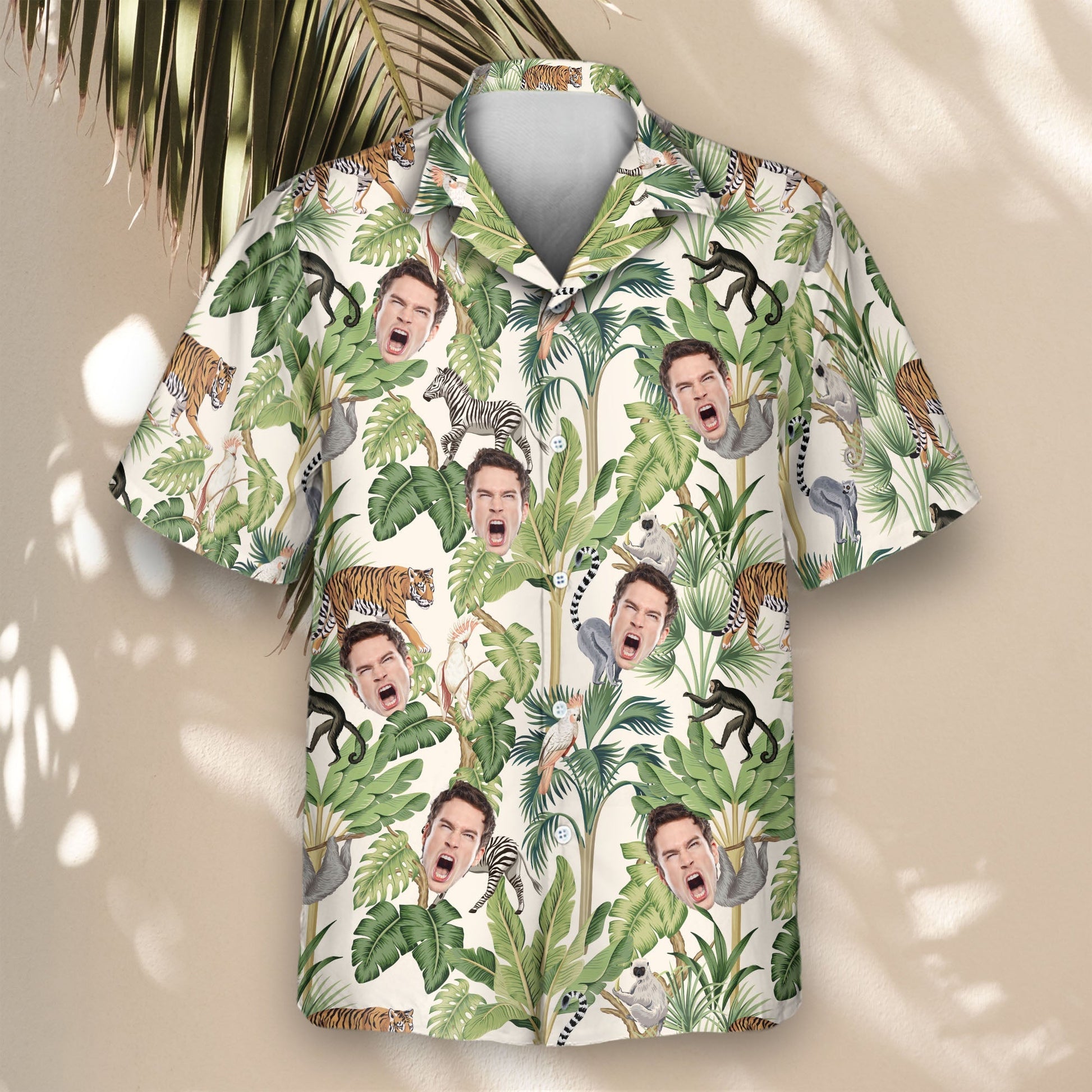 Jungle Jamboree | Aloha Custom Hawaiian Shirts with Faces or Logos