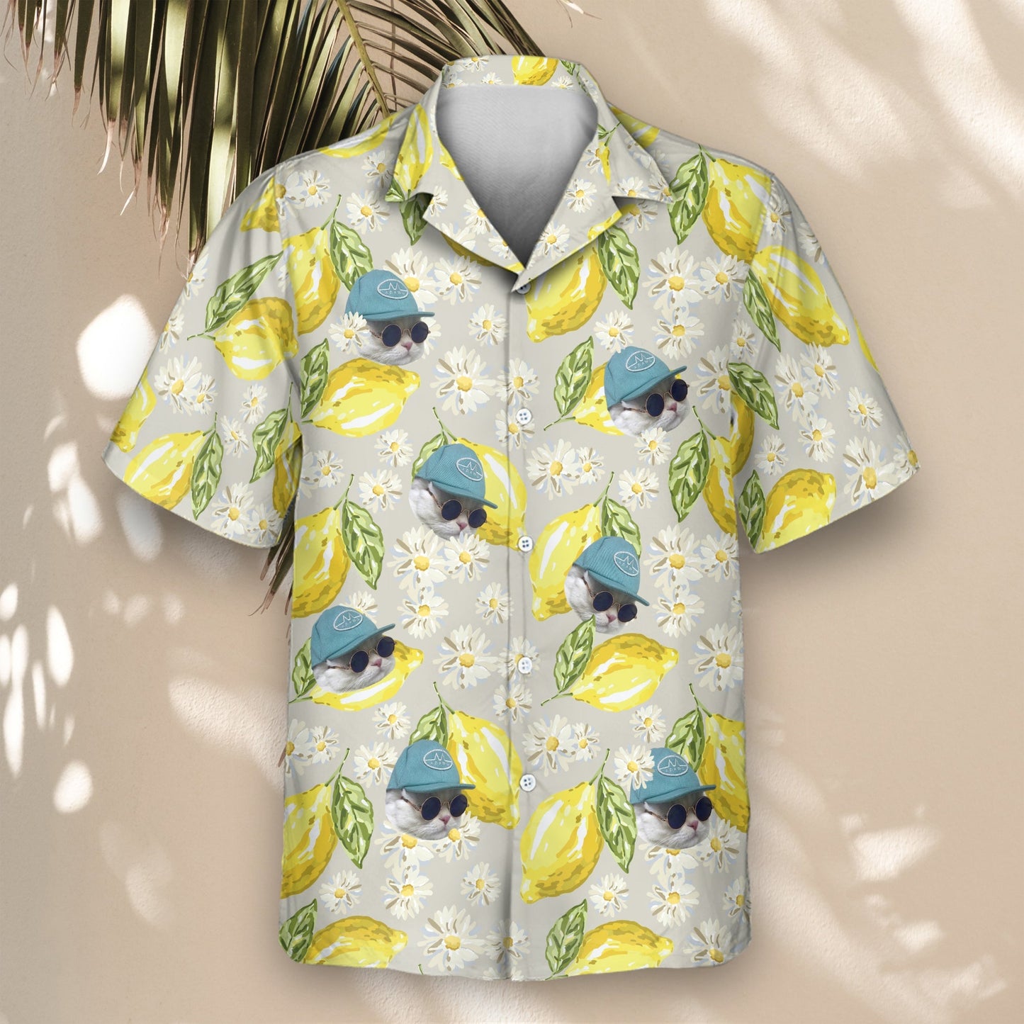Lemon Grove Vibes | Aloha Custom Hawaiian Shirts with Faces or Logos