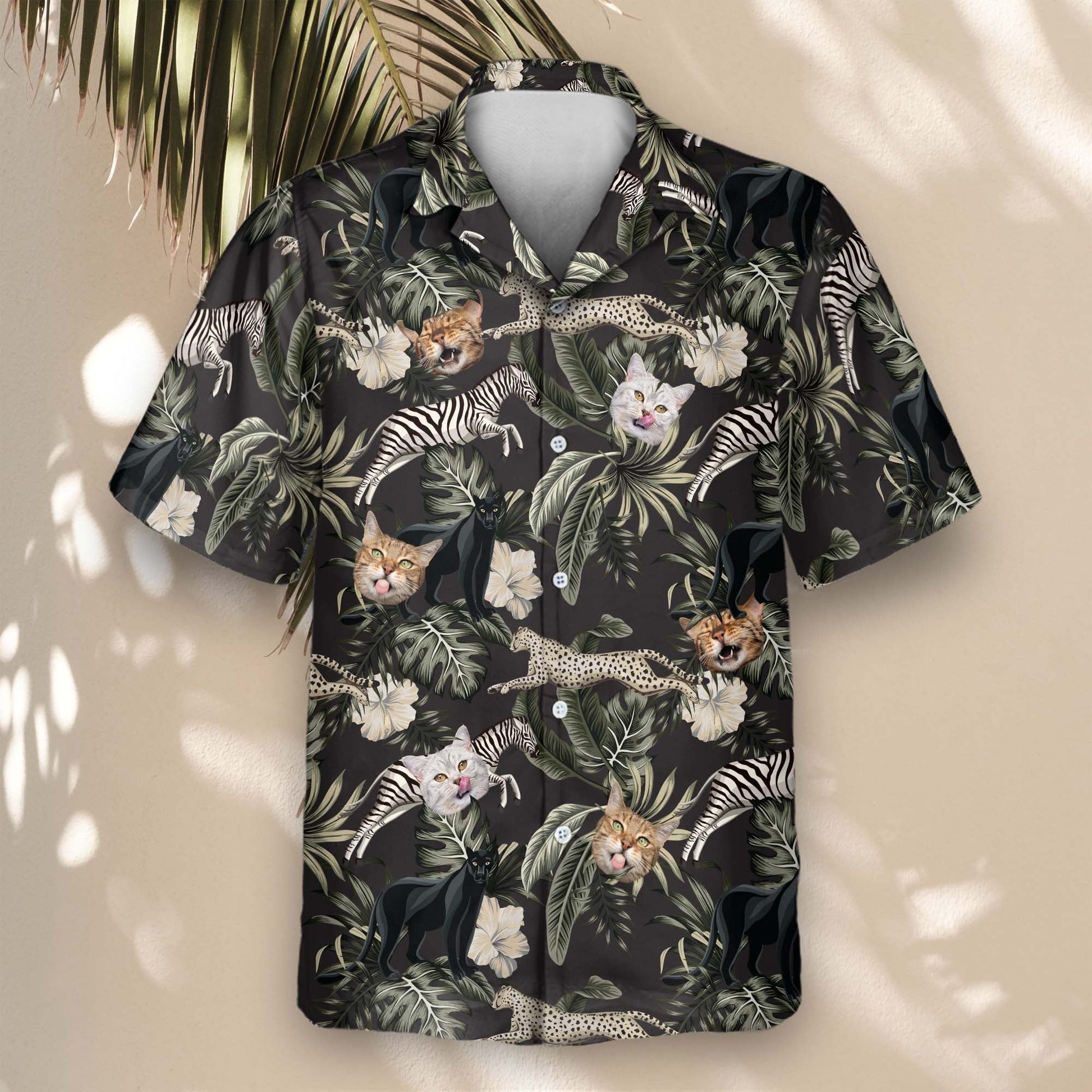 Running Wildlife Animal | Aloha Custom Hawaiian Shirts with Faces or Logos