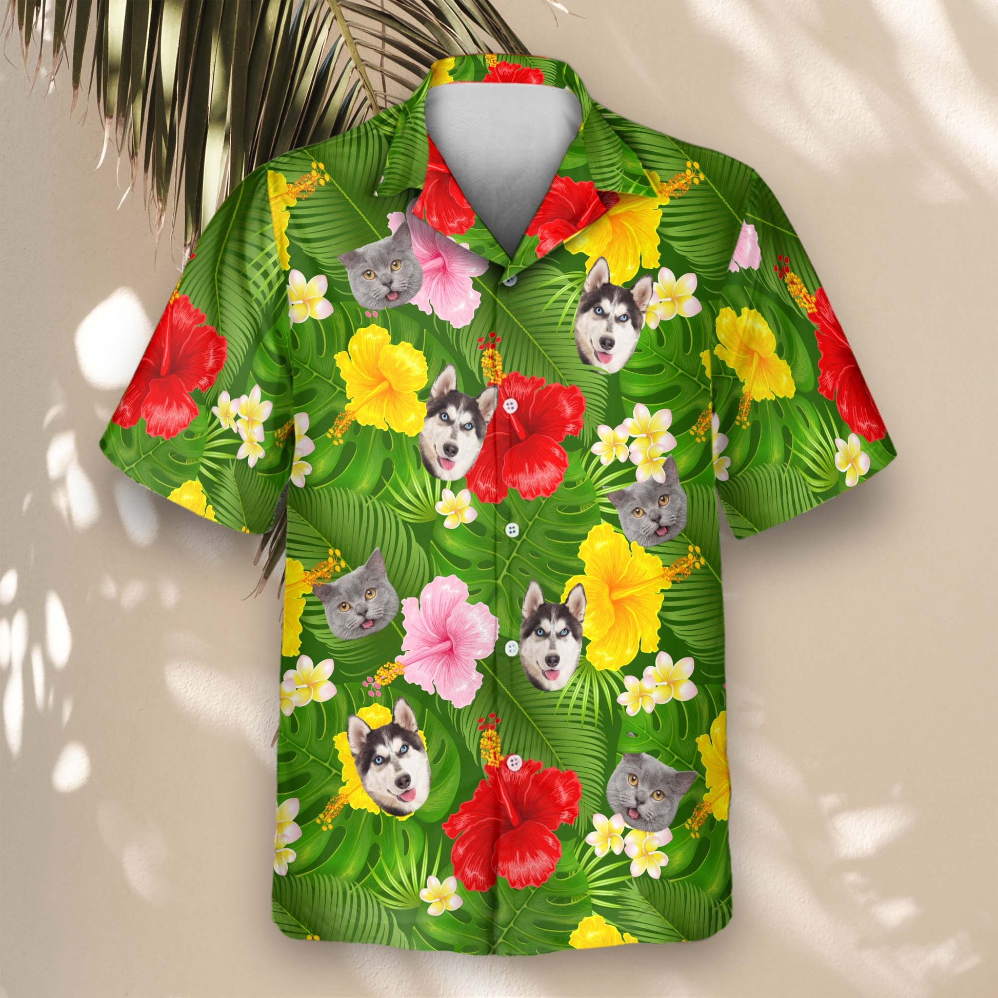 Summer Tropical | Aloha Custom Hawaiian Shirts with Faces or Logos