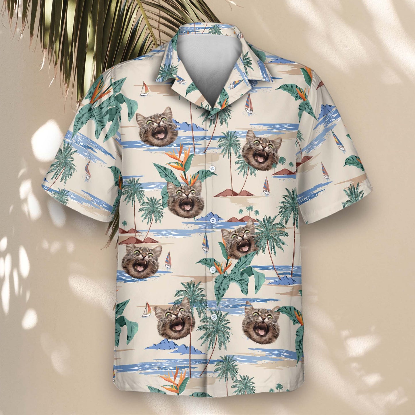 Tropical Island Paradise | Aloha Custom Hawaiian Shirts with Faces or Logos