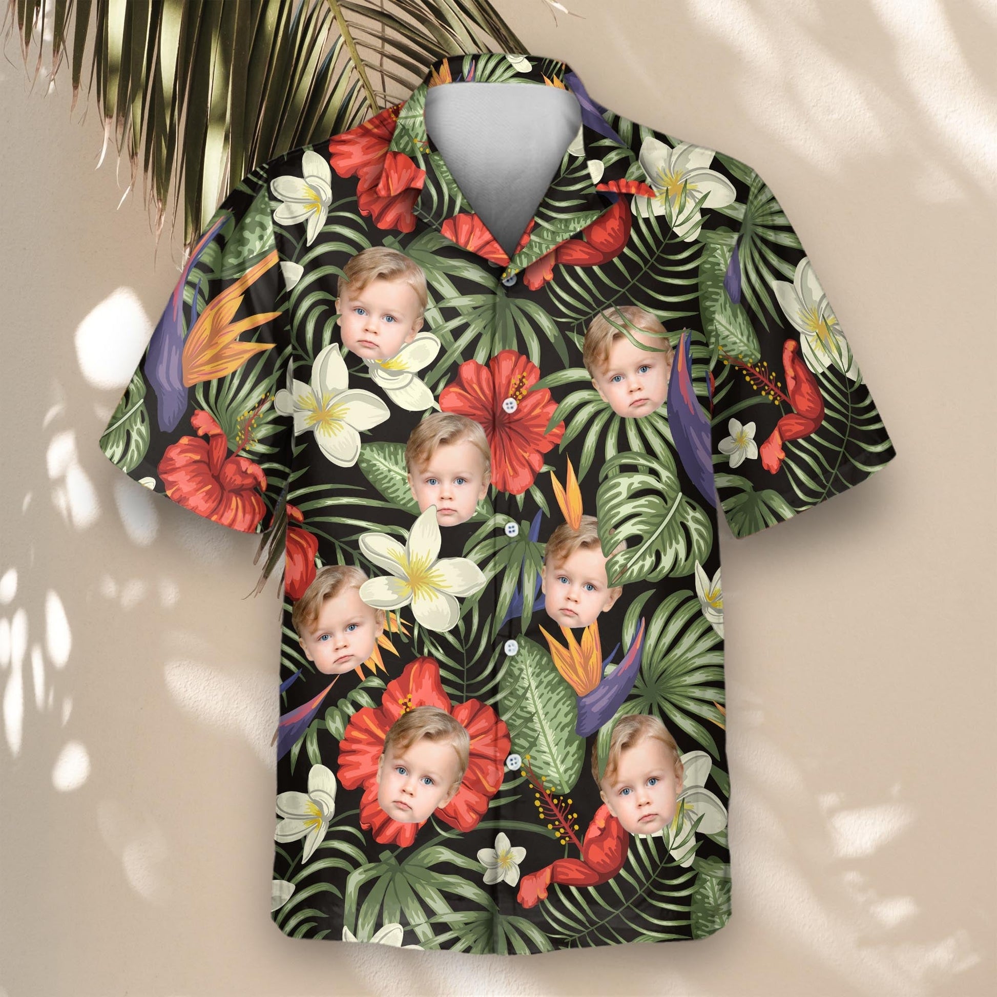 Tropical Oasis | Aloha Custom Hawaiian Shirts with Faces or Logos