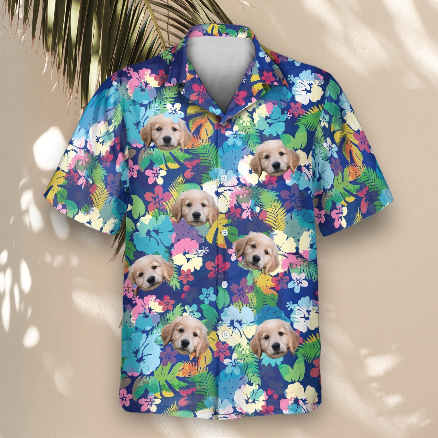Vibrant Hibiscus | Aloha Custom Hawaiian Shirts with Faces or Logos
