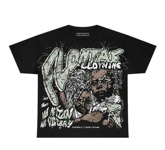 4s Seafoam Flontae T-Shirt No Action Graphic Tee Cotton Y2K Clothing Top Streetwear