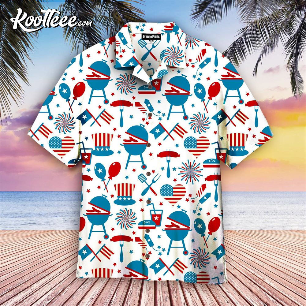 4th July Party Memorial Day Gift For Vetaran Hawaiian Shirt