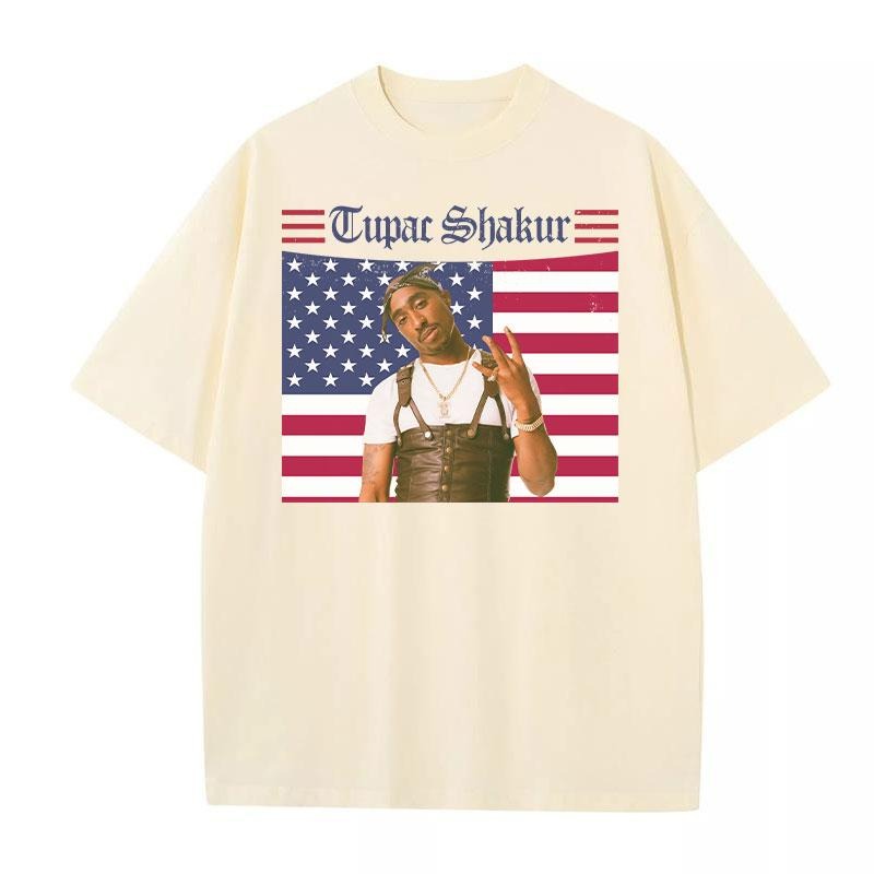 4th Of July Tupac Shirt, Tupac Graphic Tee, Tupac Shakur Shirt, 2Pac Shirt, 90s Merch, Hip Hop 90s Legends Shirt, Rapper Shirt, Rapper Merch
