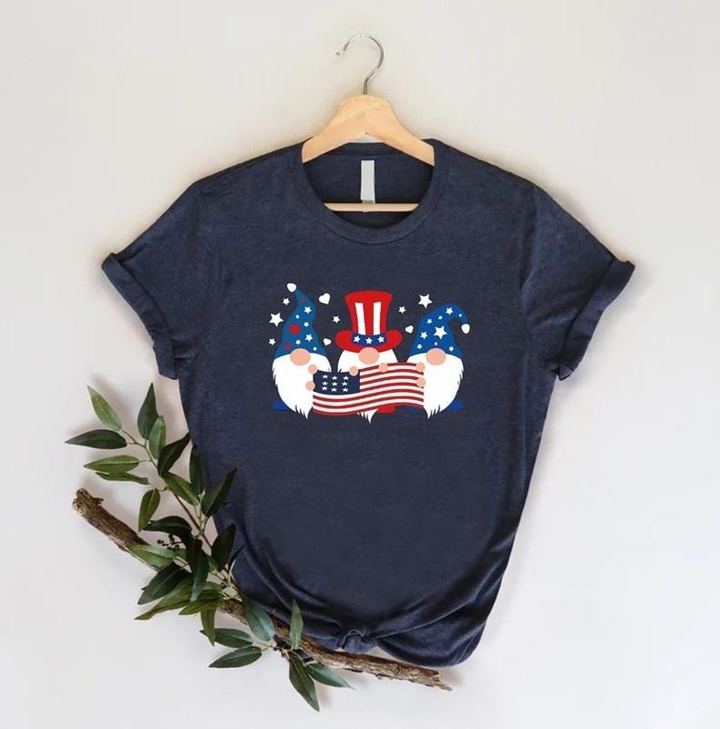 4th of July Gnome Shirt,4th of July Tshirt,Freedom Shirt,Patriotic Gift,Gnome Tshirt,Independence Day Gift,American Gnome Tee,Women Shirt