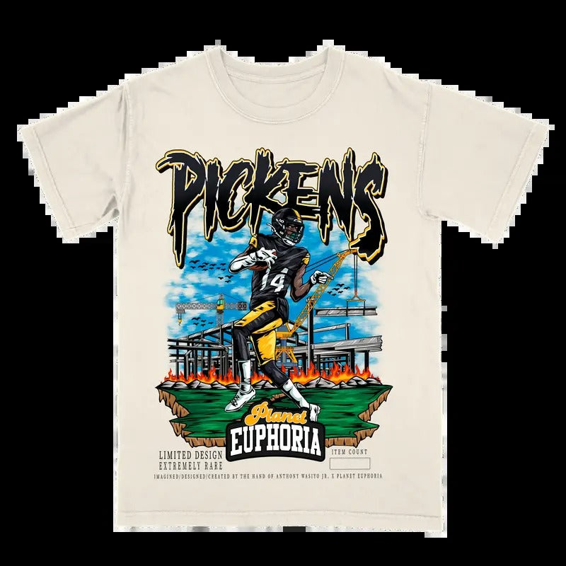 George Pickens Tee #/500 Gift For Fan - Men's Casual T-shirt - Menswear Hoodie, Sweatshirt | InkThreadWorks.com
