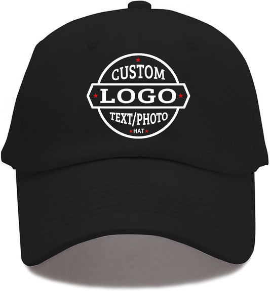 Bulk Custom Hat for Man Woman Design Personalized Hat Bulk Custom Baseball Caps with Logo Text Photo