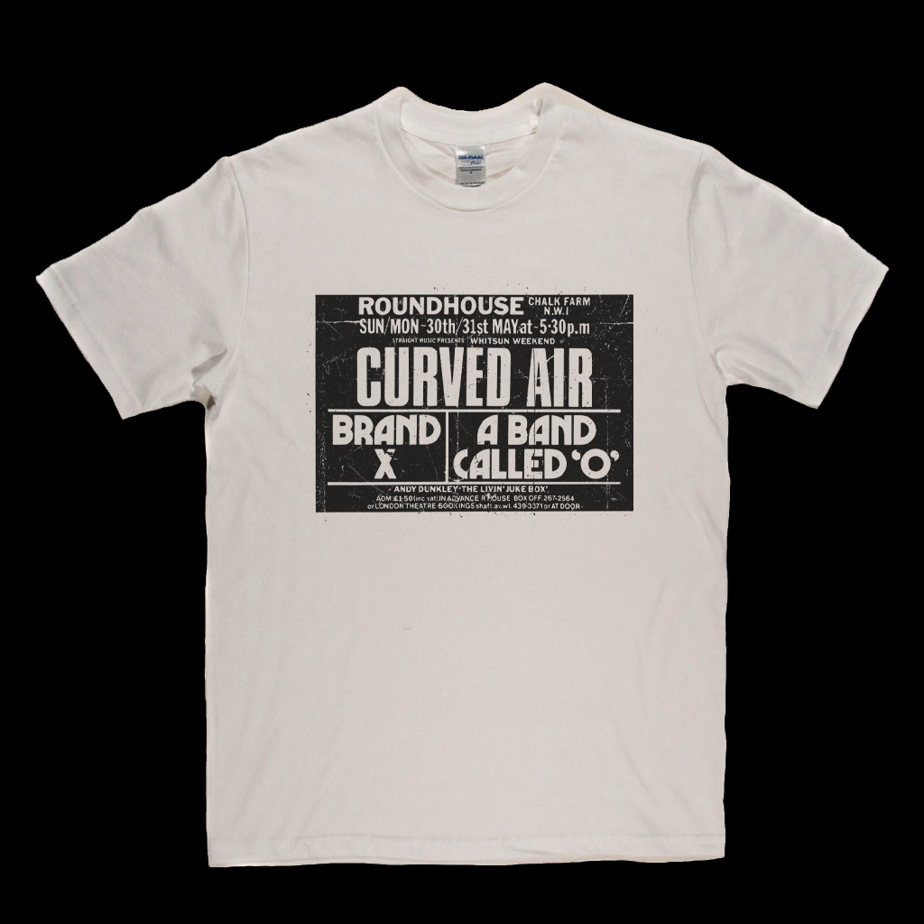 Curved Air Brand X Roundhouse Poster T-Shirt