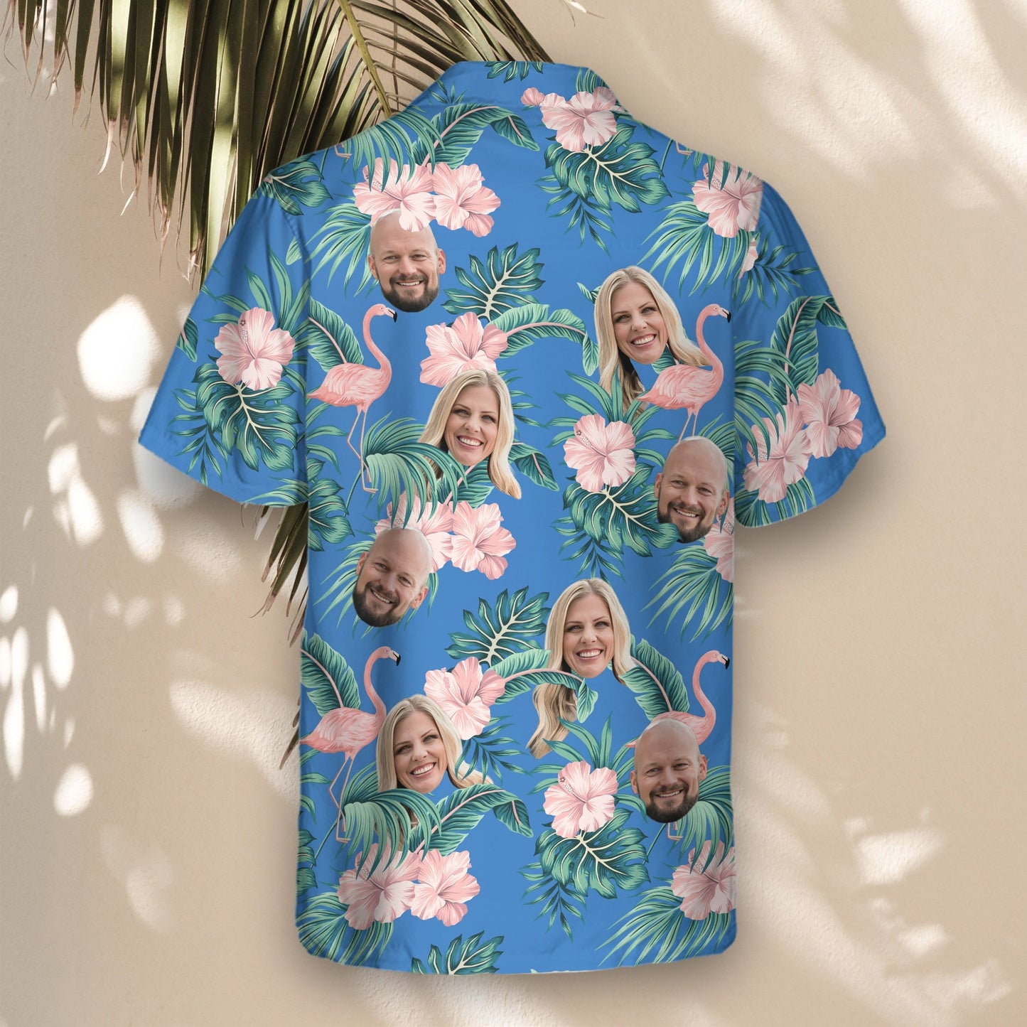 Flamingo Paradise | Aloha Custom Hawaiian Shirts with Faces or Logos