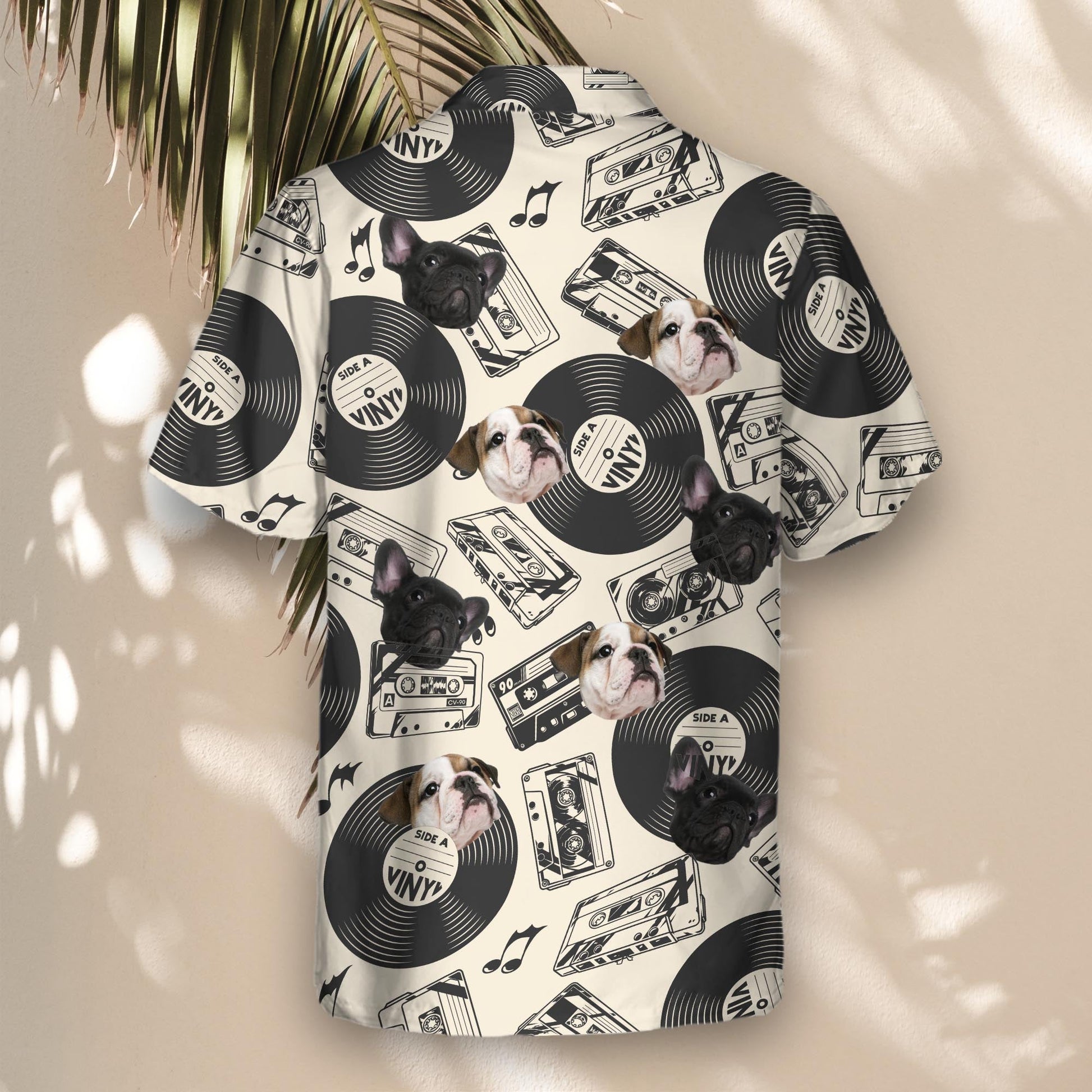 Retro Record Vibes | Aloha Custom Hawaiian Shirts with Faces or Logos