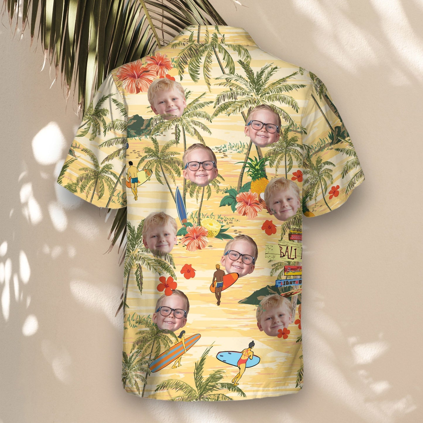 Surf's Up Island | Aloha Custom Hawaiian Shirts with Faces or Logos