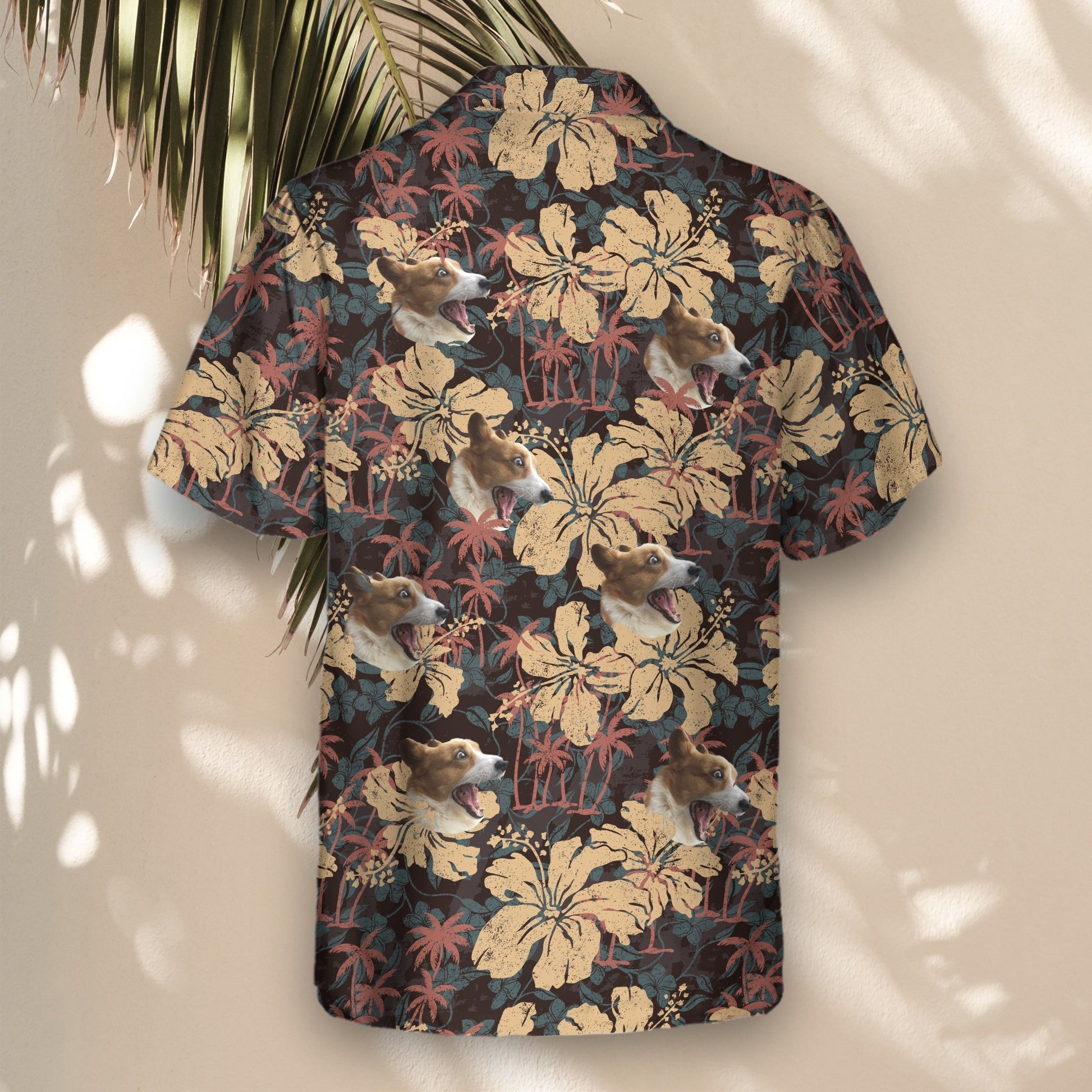 Tropical Grunge Bloom | Aloha Custom Hawaiian Shirts with Faces or Logos
