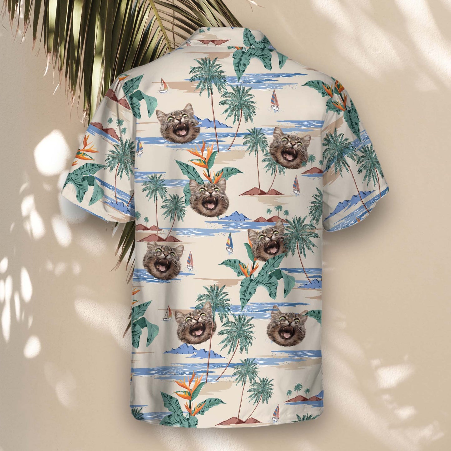Tropical Island Paradise | Aloha Custom Hawaiian Shirts with Faces or Logos