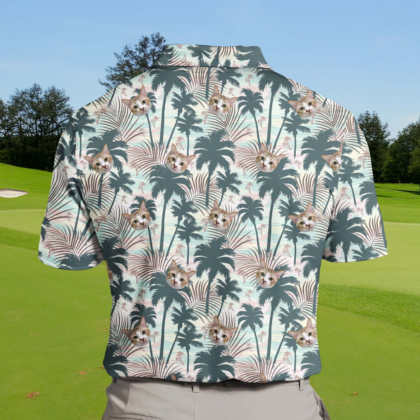 Tropical Paradise | Funny Golf Shirts with Faces or Logos