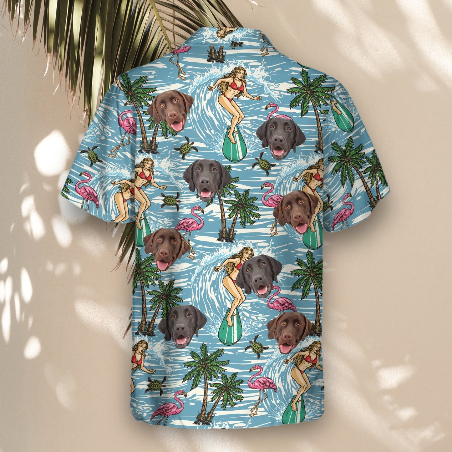 Vintage Surf & Sun | Aloha Custom Hawaiian Shirts with Faces or Logos