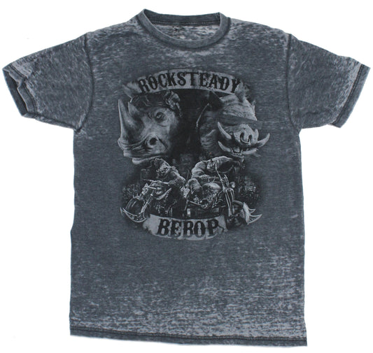 Teenage Mutant Ninja Turtles Mens T-Shirt - Rocksteady & Beebop Style Movie