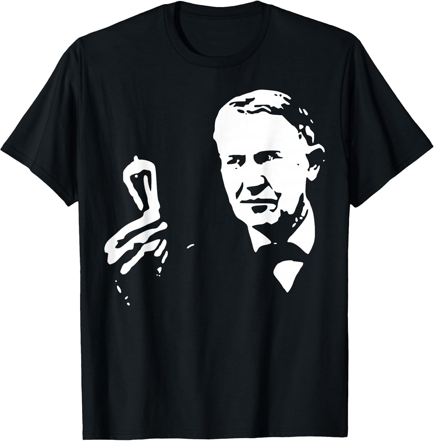 Thomas Edison Light Bulp Pop Art T-Shirt