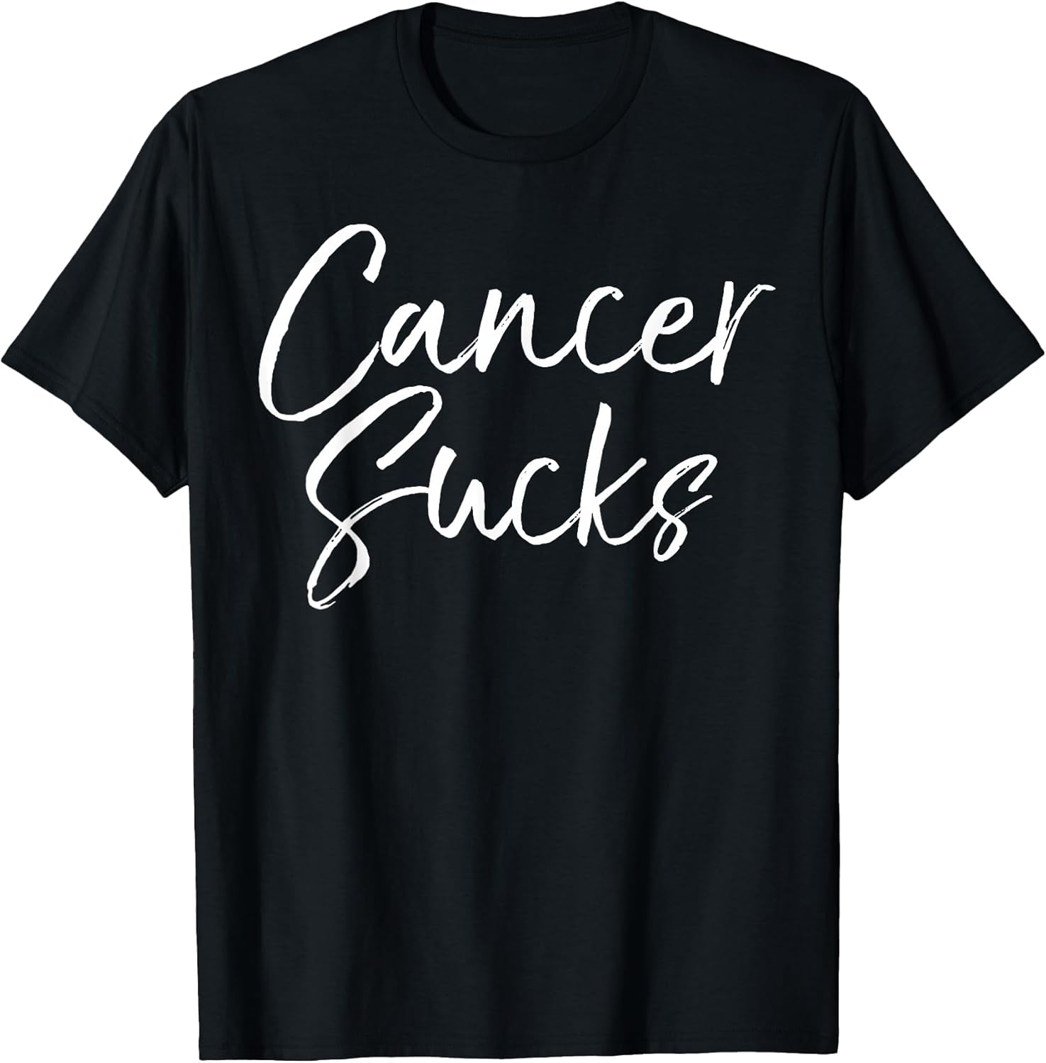 Funny Cancer Treatment Quote Encouragement Gift Cancer Sucks T-Shirt