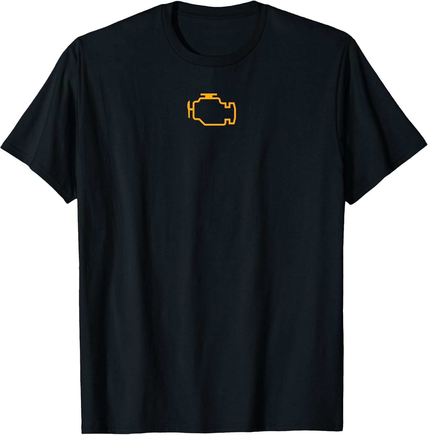 Check engine minimalist funny light for mechanics, coder T-Shirt