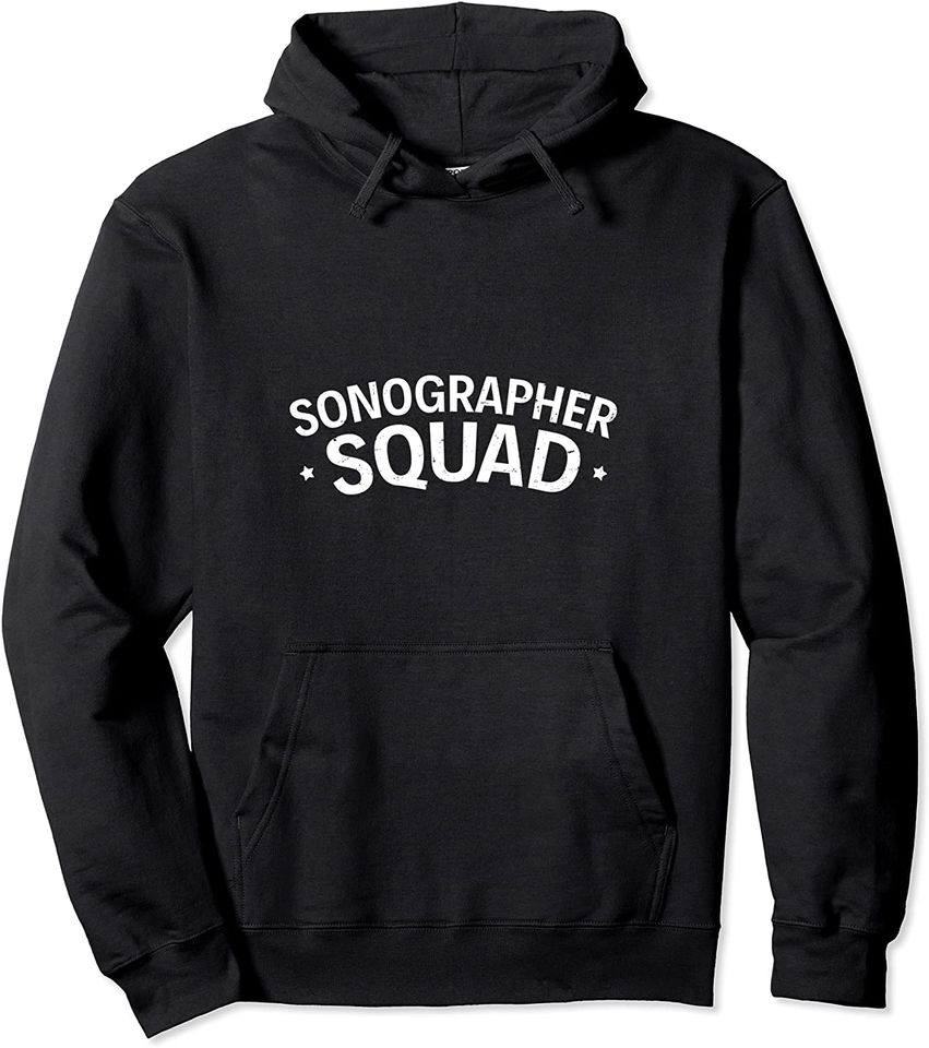 Cardiac Sonographer Sonographer Squad Gift Pullover Hoodie