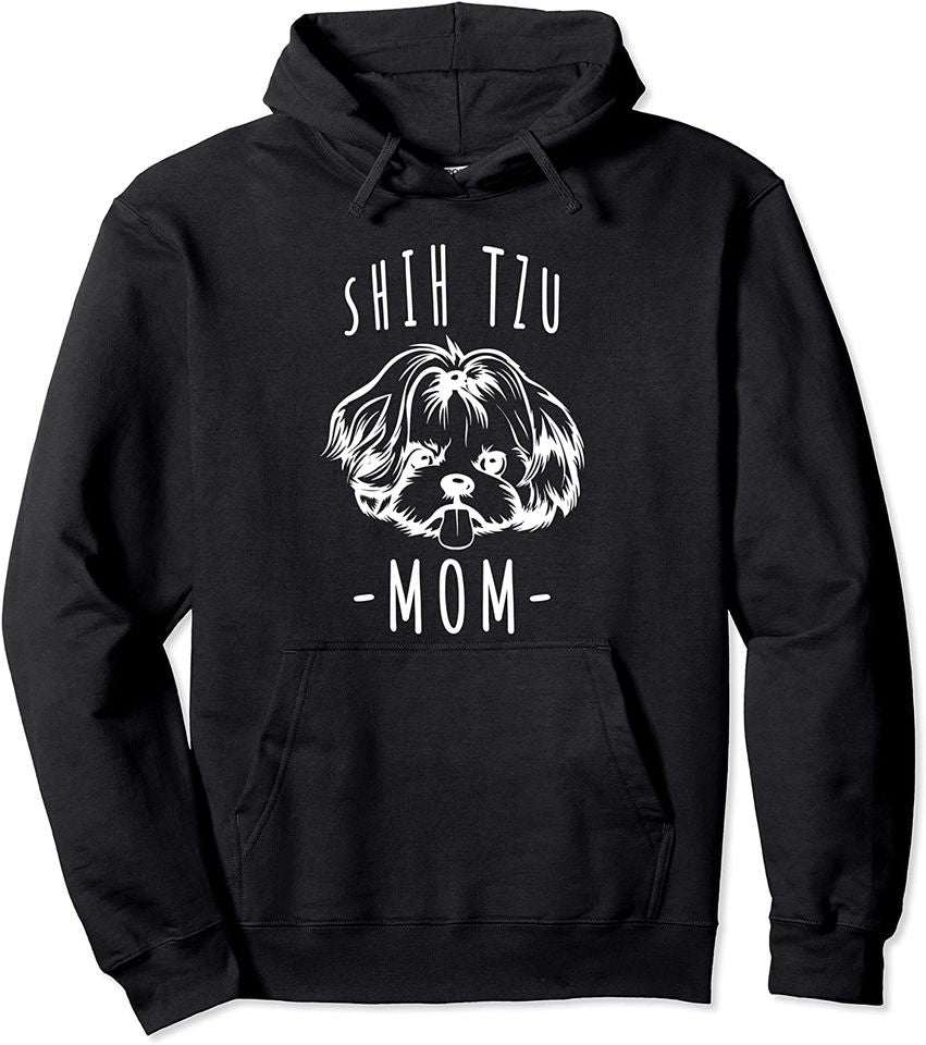 Shih Tzu Mom Pullover Hoodie