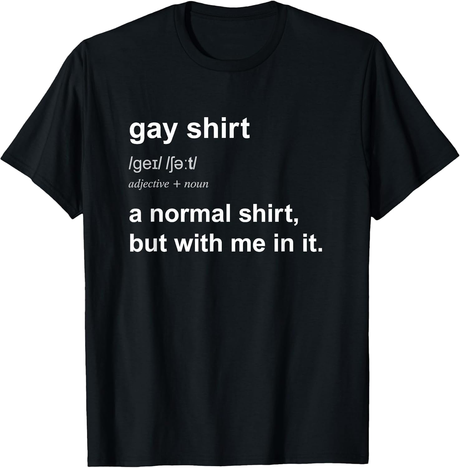 Funny Gay Pride Humour Saying T-Shirt for Men Women Gift T-Shirt
