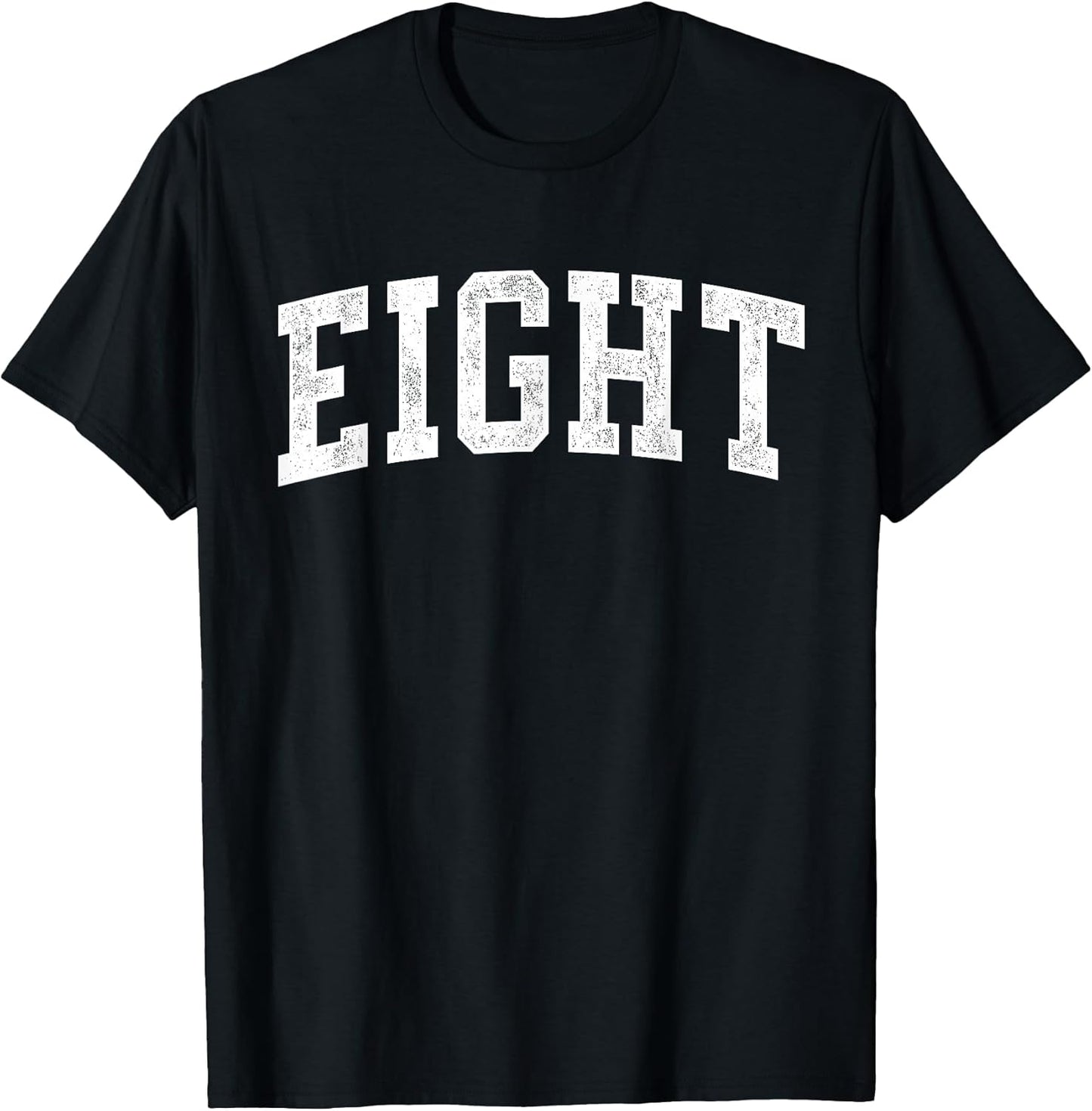 Eight Minimalist 8th Birthday Design 8-Year-Old T-Shirt