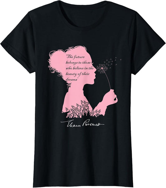 Eleanor Roosevelt s Inspirational Quote with a Signature T-Shirt