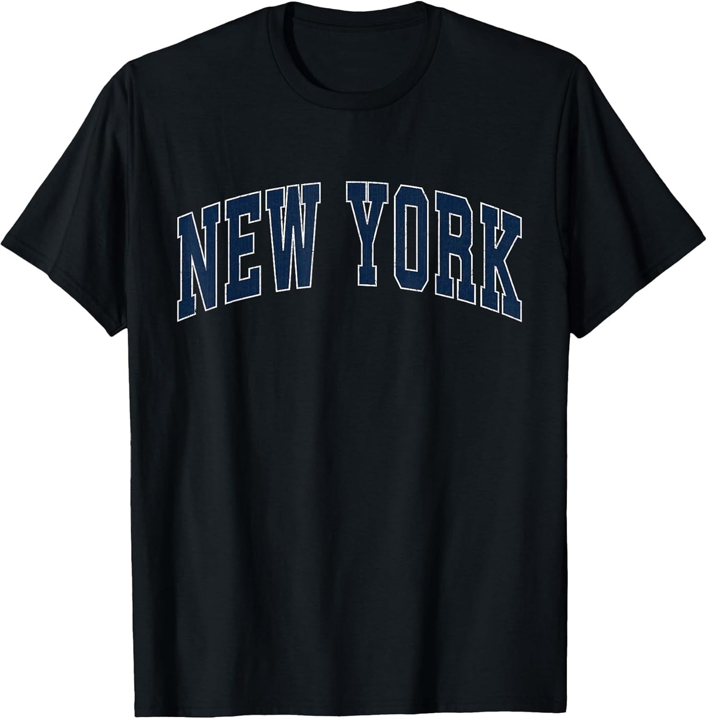 New York NY Vintage Athletic Sports Style 80s 90s T-Shirt