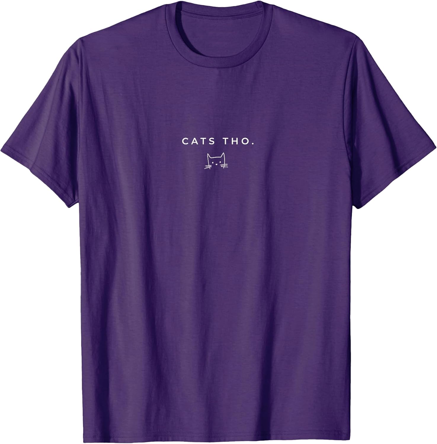 Cats THO Graphic Cat Lover Funny Cat Minimalist Subtle Cat T-Shirt