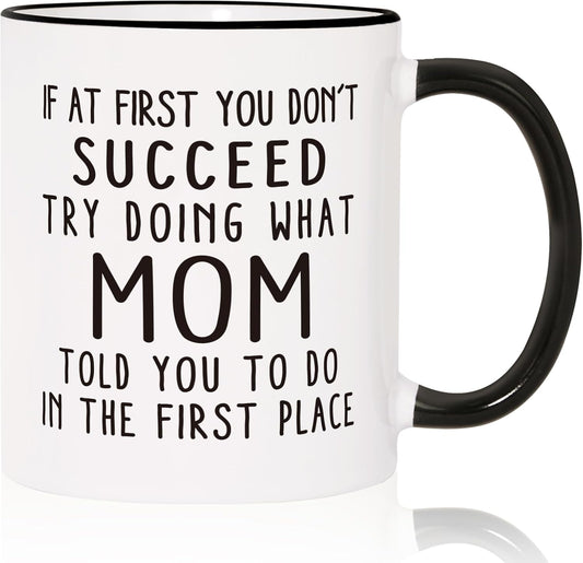 Aurahouse Mothers Day Birthday Gifts for Mom, Funny Moms Coffee Mug, Mom Birthday Gifts from Daughter Son, Valentines Day Birthday Presents for Moms, 11oz