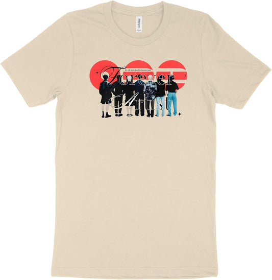 Forever Artist Arirang Shirt - Premium Cotton Boy Band Silhouette Shirt, K-Pop Fan Aesthetic Cream Streetwear, Army Gift Top