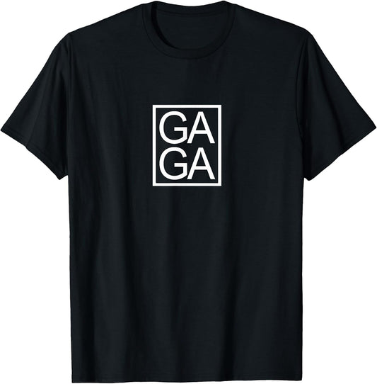 GAGA Novelty Graphic Design Minimalist Typography Gift T-Shirt