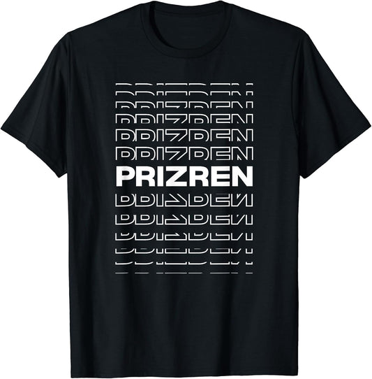 Minimalist City - Kosovo Modern Prizren T-Shirt