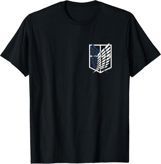 Small Scout Regiment Shield Chest Anime T-Shirt