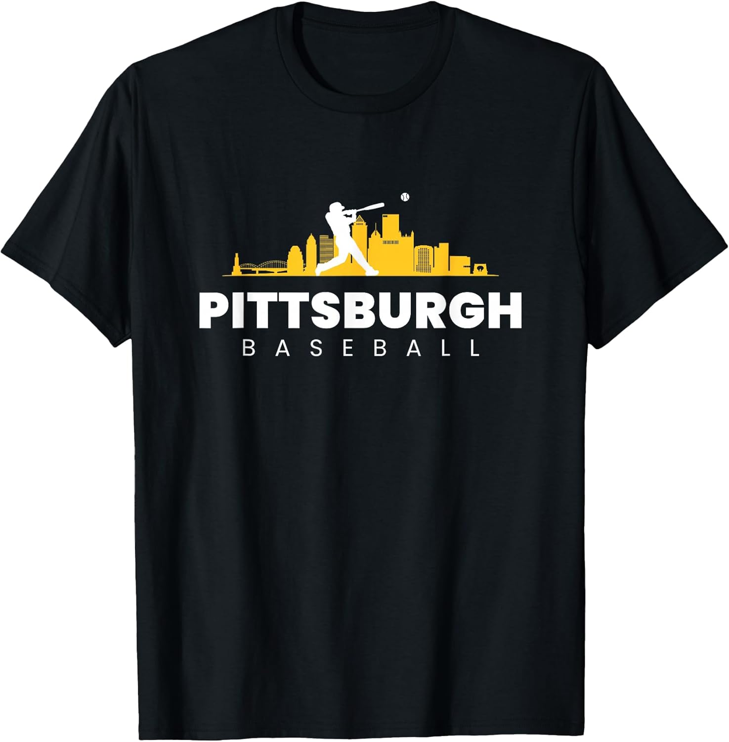Pittsburgh Baseball Vintage Minimalist Retro Baseball Lover T-Shirt