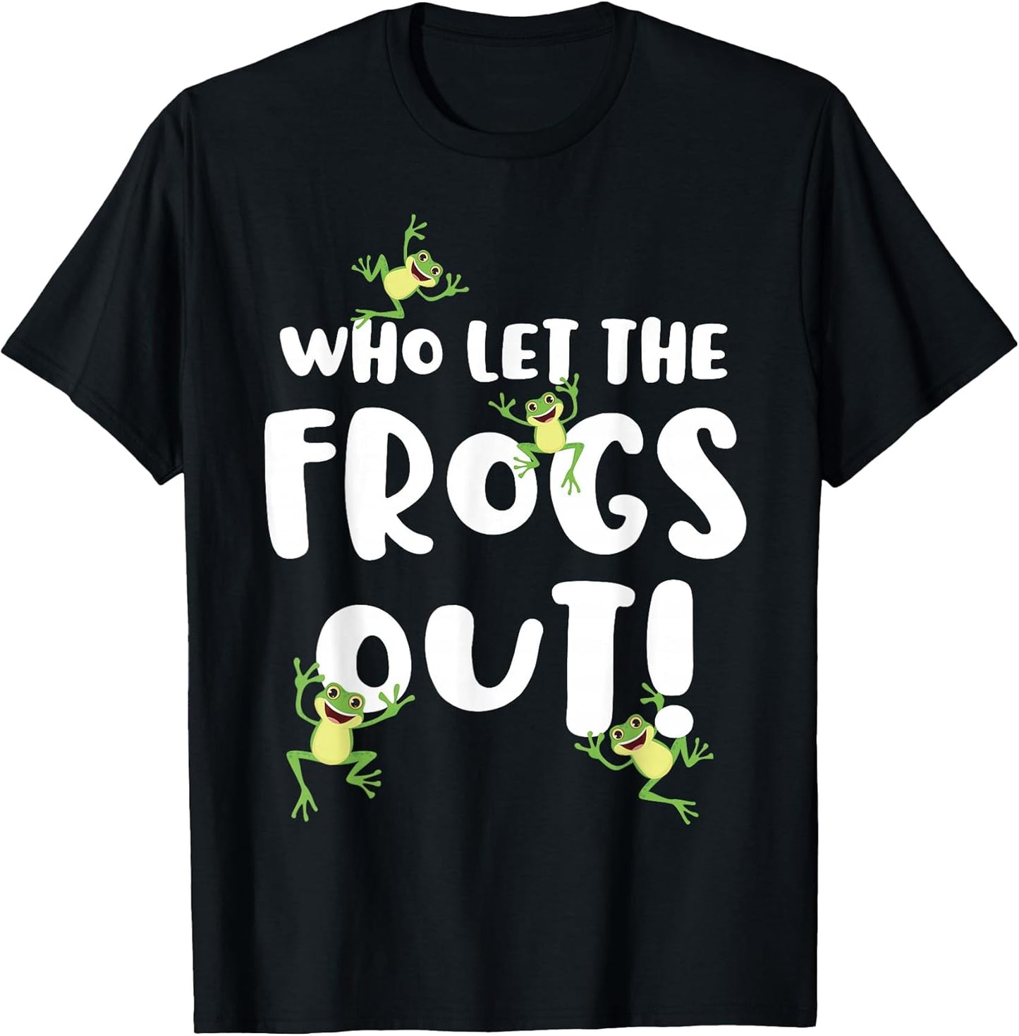 Funny Passover Who Let The Frogs Out Shirt Jewish Seder T-Shirt